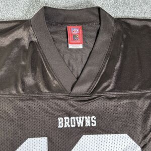 Vtg XXL Cleveland Browns Jersey Mens Brown Quinn #10 Reebok NFLPlayers